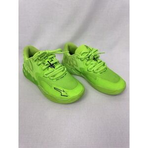 Puma Sz 5 GS  LaMelo Ball MB.01 Lo‎ "Green Gecko" Volt 377368-07 Shoes